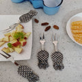 Pineapple Appetizer Forks Cutlery 