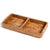 Cyrus Wooden Serving Platter with 2 Section