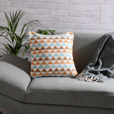 cotton cushion covercotton cushion cover | New Triangle Woven Cotton Cushion Cover (