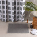 RIB TWILL Cotton Anti Slip Bath mat
